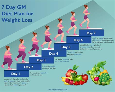 7 Day GM Diet Plan For Weight Loss .